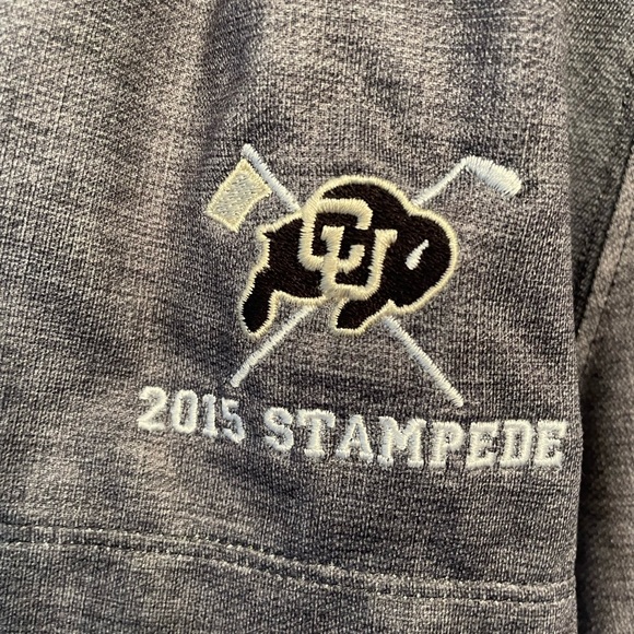 Nike Dri-Fit performance golf polo. University of Colorado CU buffs stampede - Picture 2 of 3